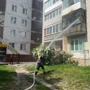 У Тернополі загорівся балкон