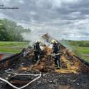 На Тернопільщині згоріло шістдесят тюків соломи
