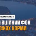 Рівень радіаційного фону на Тернопільщині залишається в межах норми