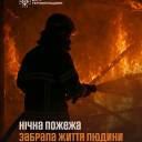 Нічна пожежа на Тернопільщині забрала життя чоловіка