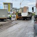 У Тернополі ремонтують дорогу на вулиці Галицькій