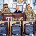 Тернопіль передав 20 генераторів бійцям 71-ої єгерської бригади ДШВ