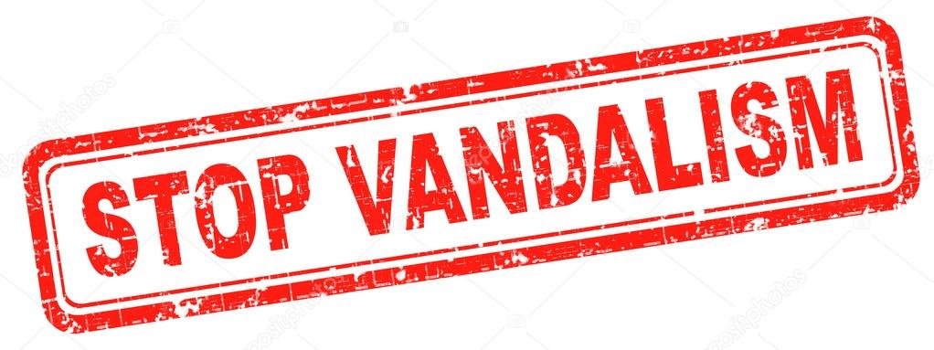 depositphotos 72511405 stock photo stop vandalism