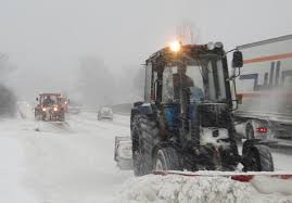 зима сніг трактор