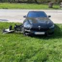 На вулиці Романа Купчинського водій BMW не впорався з керуванням