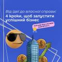 Від ідеї до власної справи: 4 кроки, щоб запустити успішний бізнес